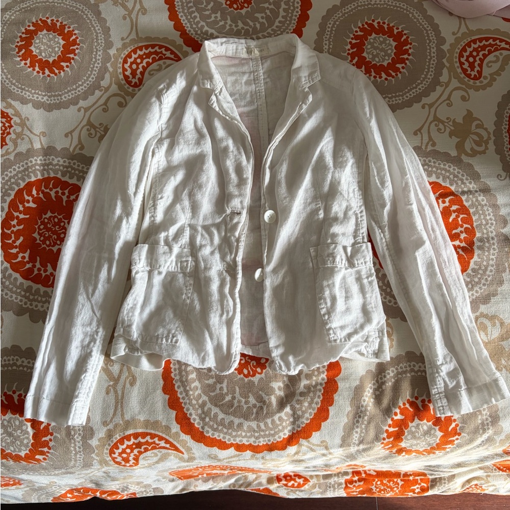 White linen blouse/jacket